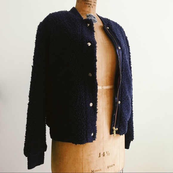 TOMMY HILFIGER - Teddy Bomber Jacket - Picture 1 of 7